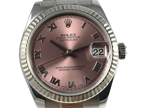 rolex datejust midsize pink dial